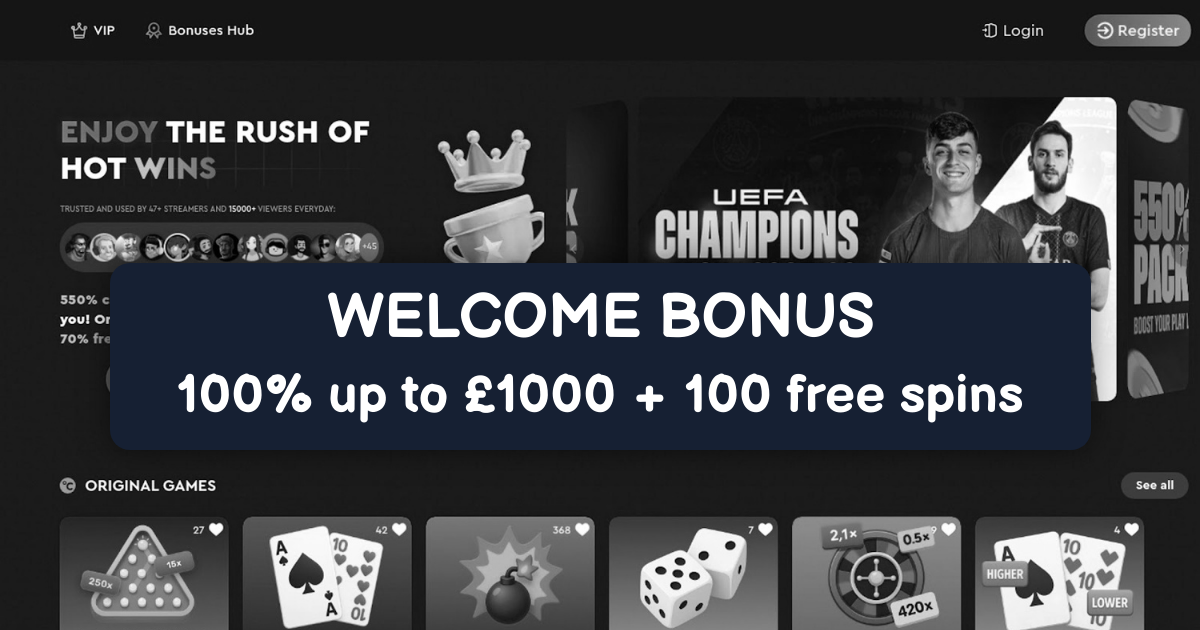 Celsius Casino welcome bonus